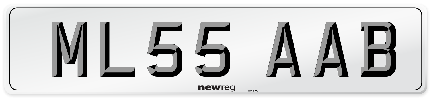 ML55 AAB Number Plate from New Reg